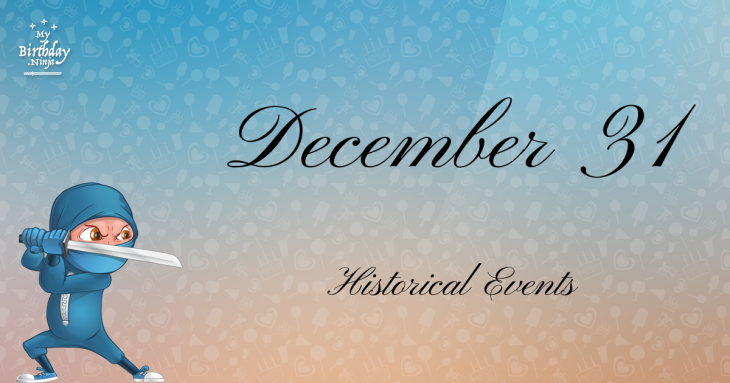 December 31 Birthday Events Poster