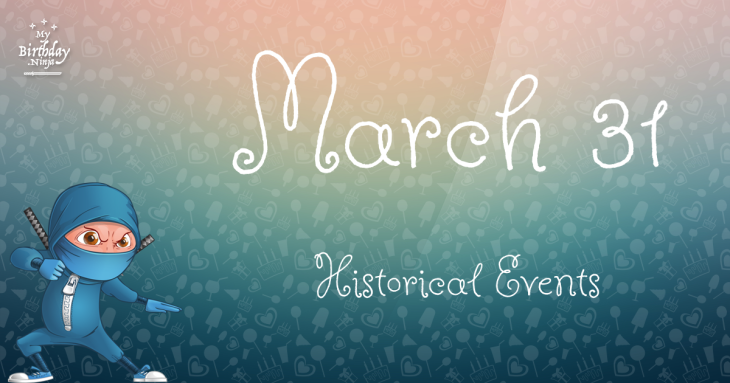 March 31 Birthday Events Poster
