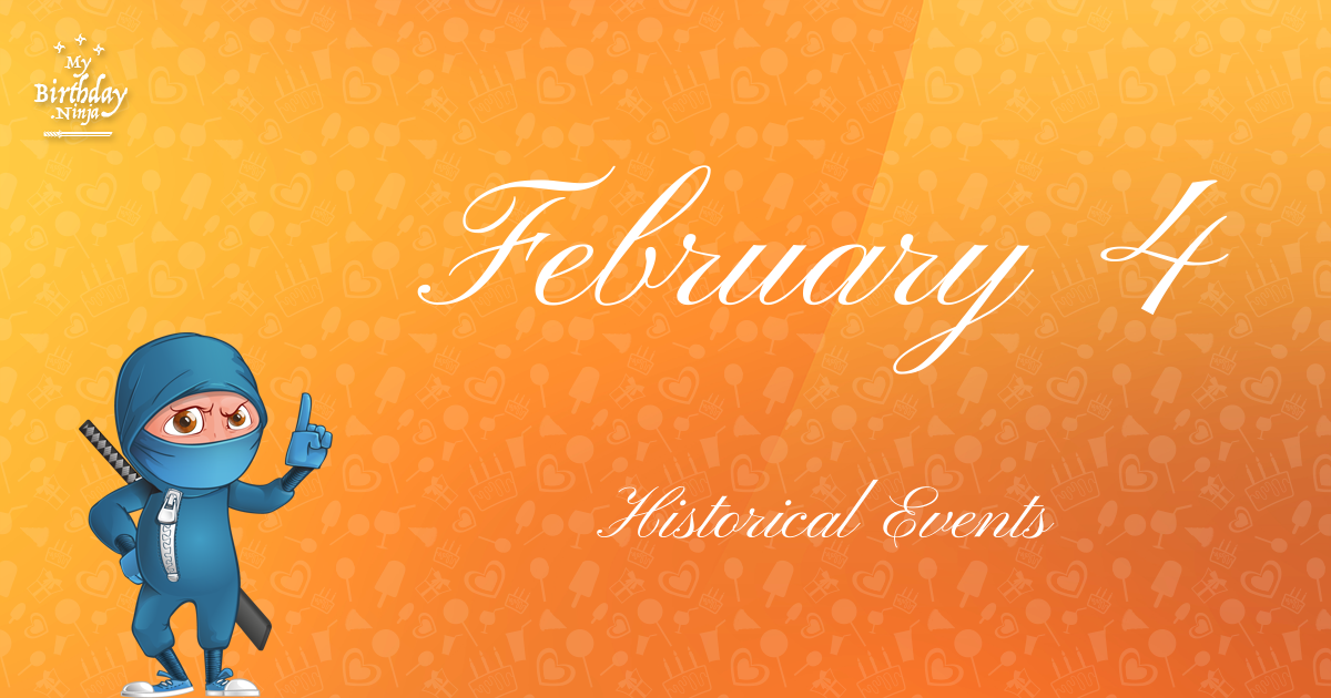 February 4 Events Birthday Ninja Poster