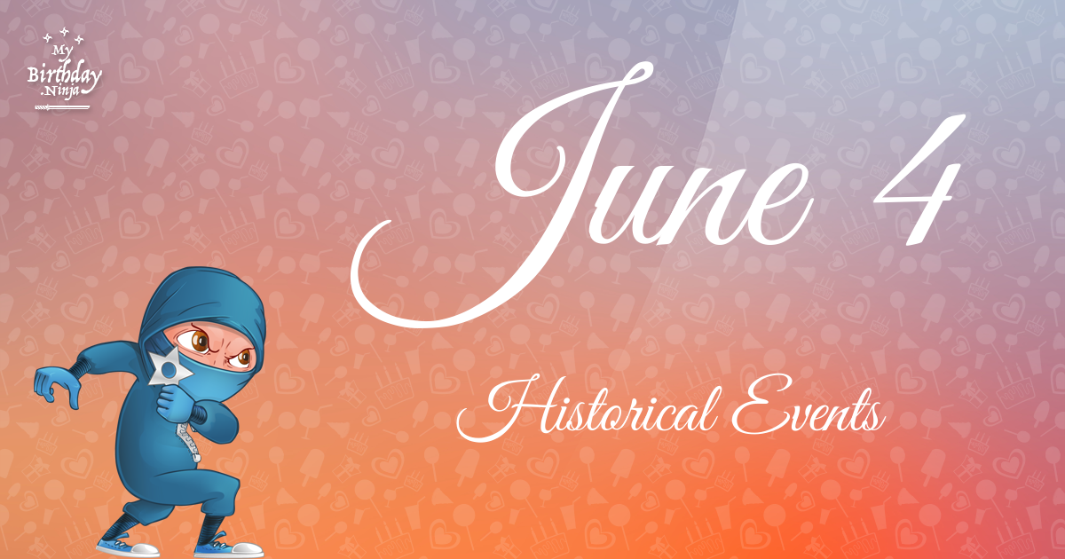 June 4 Events Birthday Ninja Poster