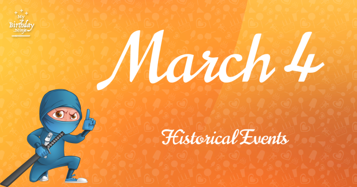 March 4 Birthday Events Poster