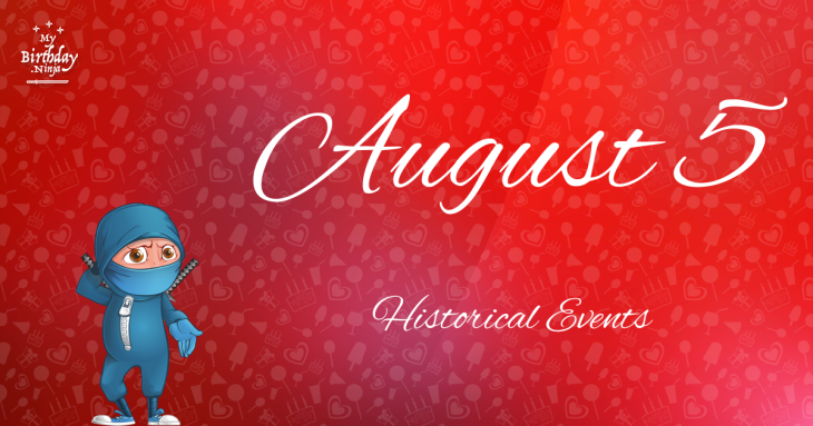 August 5 Birthday Events Poster