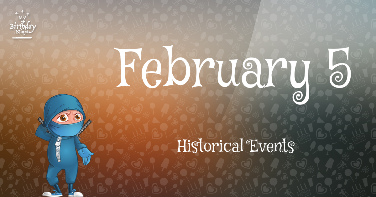 February 5 Events Birthday Ninja Poster