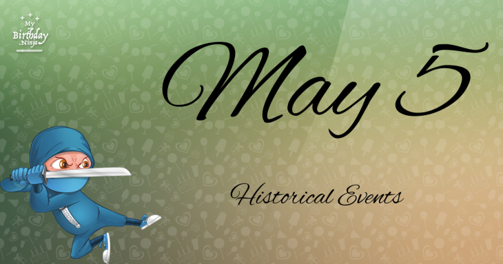 May 5 Birthday Events Poster