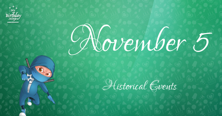 November 5 Birthday Events Poster