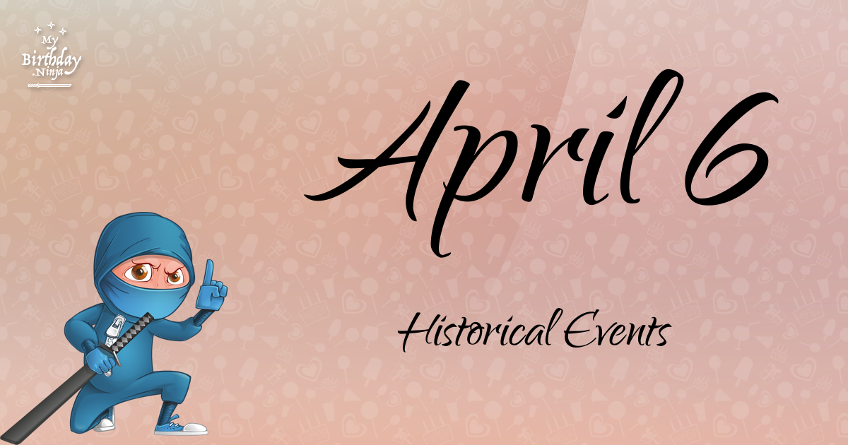 April 6 Events Birthday Ninja Poster