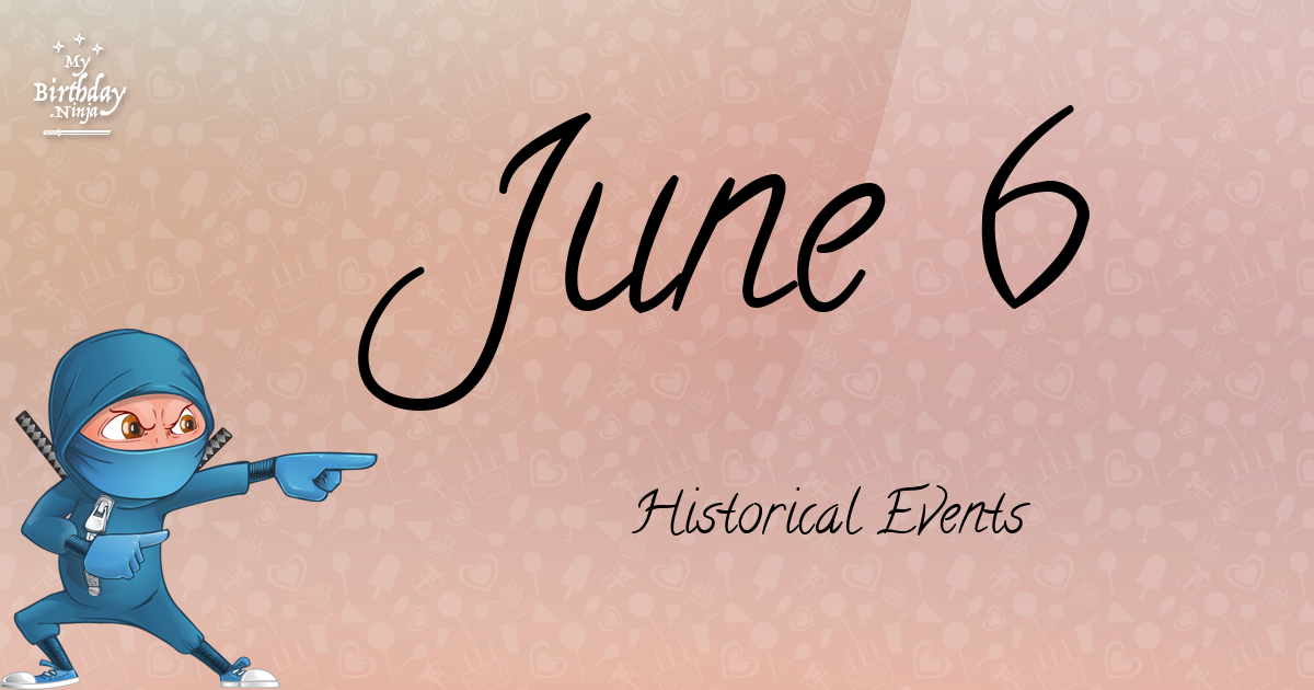 June 6 Events Birthday Ninja Poster
