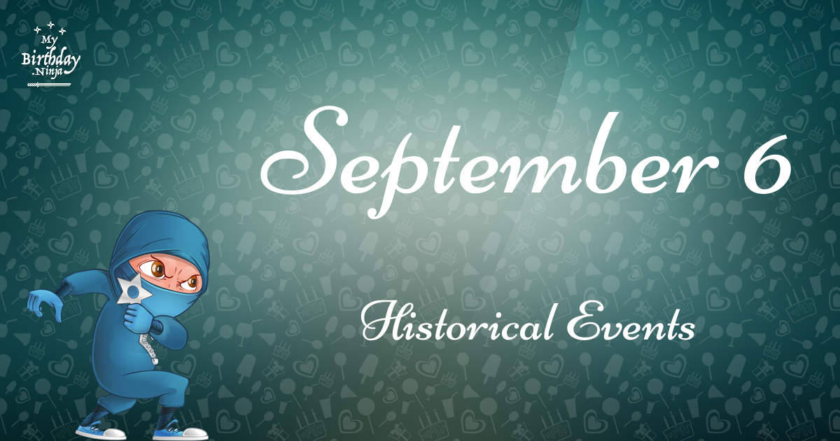 September 6 Events Birthday Ninja Poster
