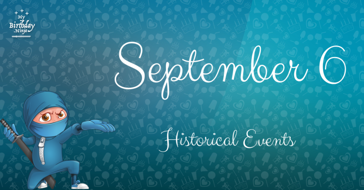 September 6 Birthday Events Poster