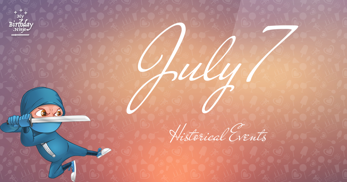 July 7 Events Birthday Ninja Poster