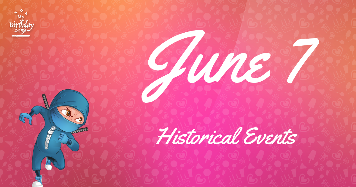 June 7 Events Birthday Ninja Poster