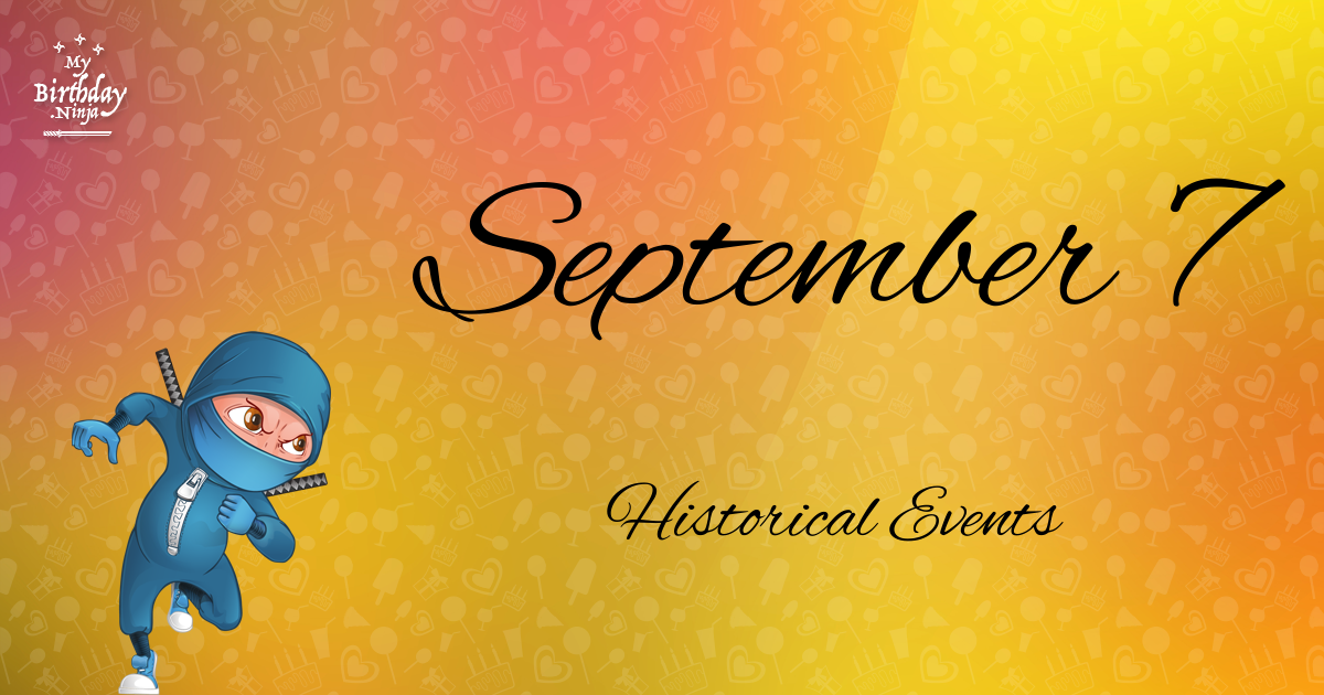 September 7 Events Birthday Ninja Poster