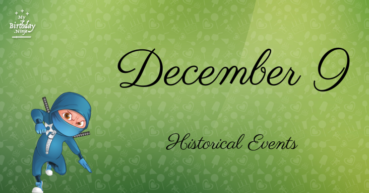 December 9 Birthday Events Poster