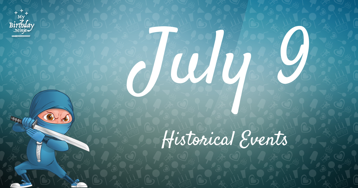 July 9 Events Birthday Ninja Poster