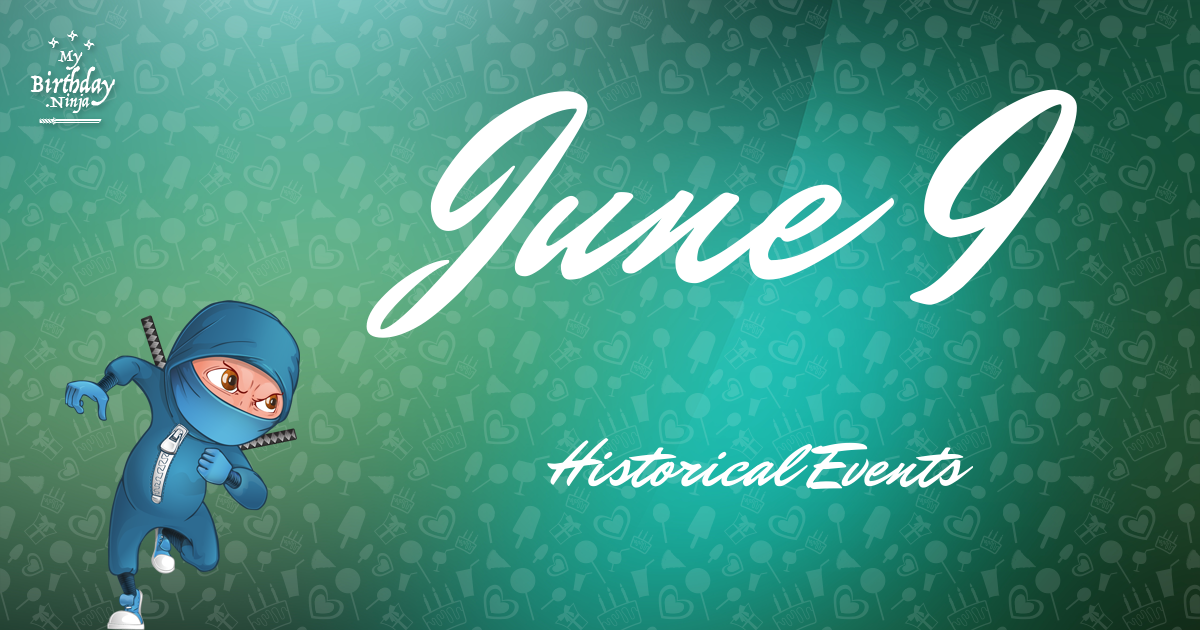 June 9 Events Birthday Ninja Poster