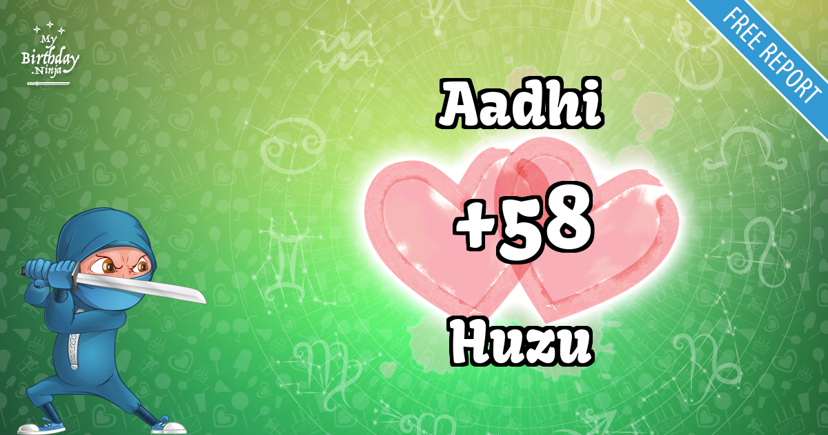 Aadhi and Huzu Love Match Score