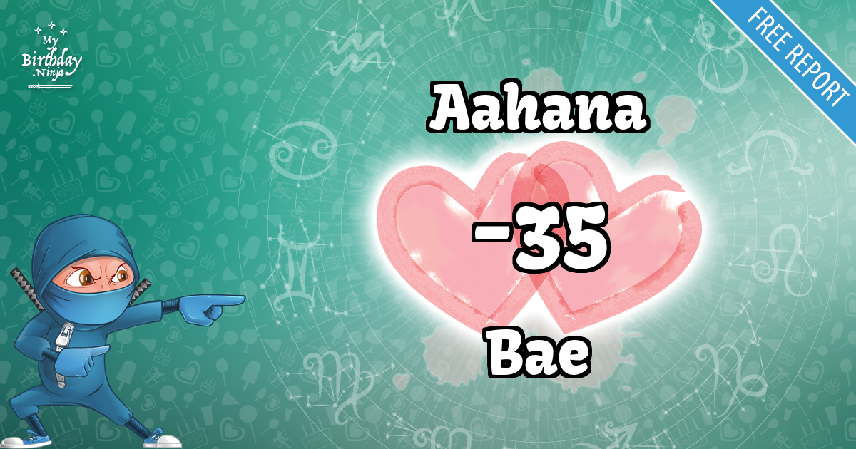 Aahana and Bae Love Match Score