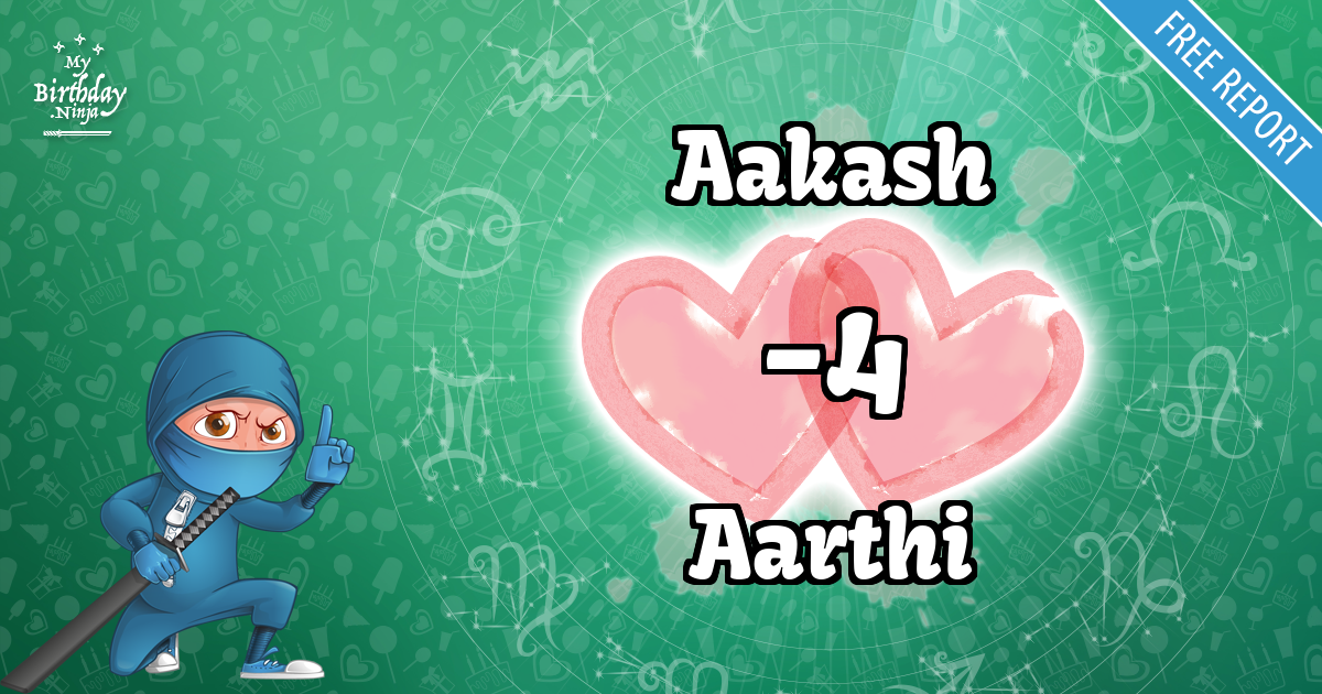 Aakash and Aarthi Love Match Score