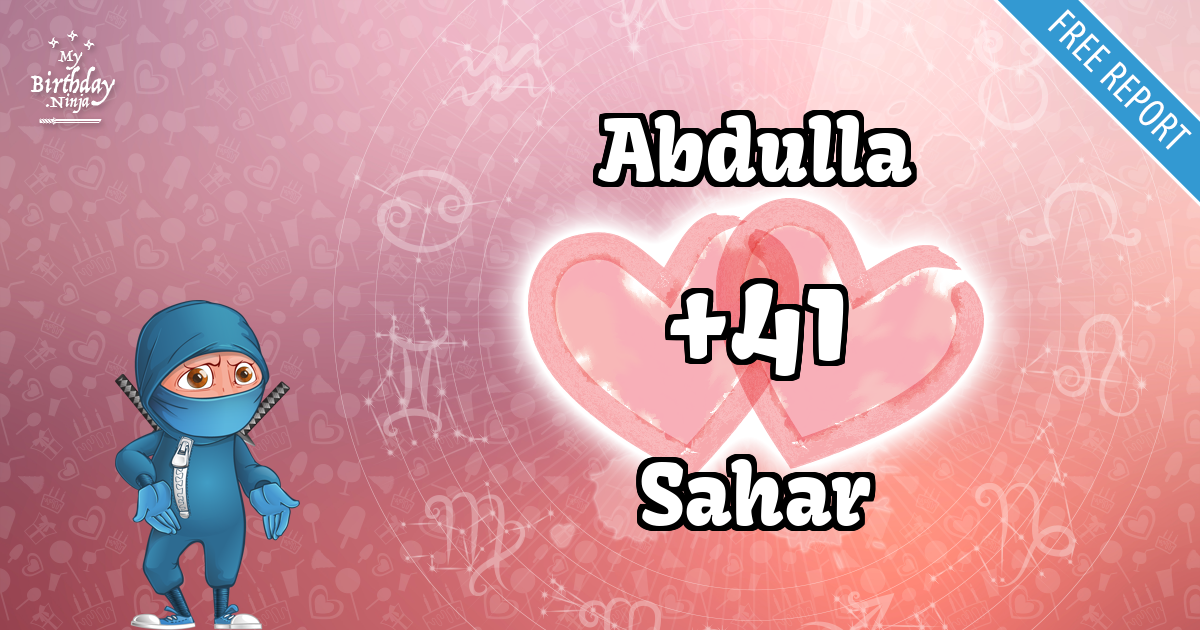 Abdulla and Sahar Love Match Score