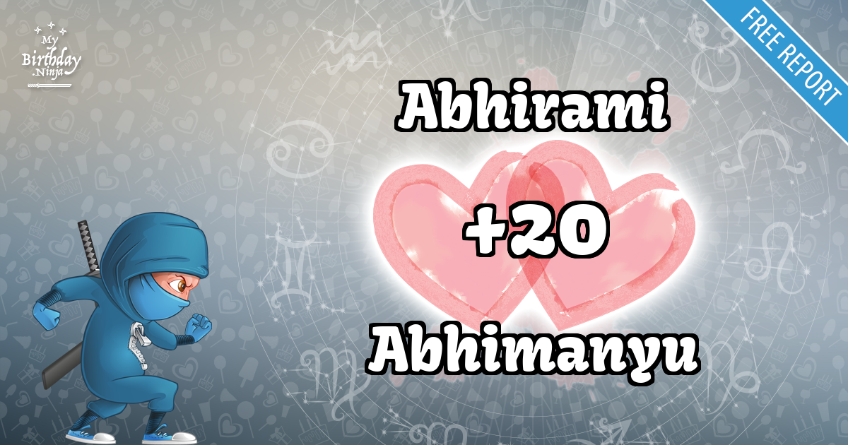 Abhirami and Abhimanyu Love Match Score