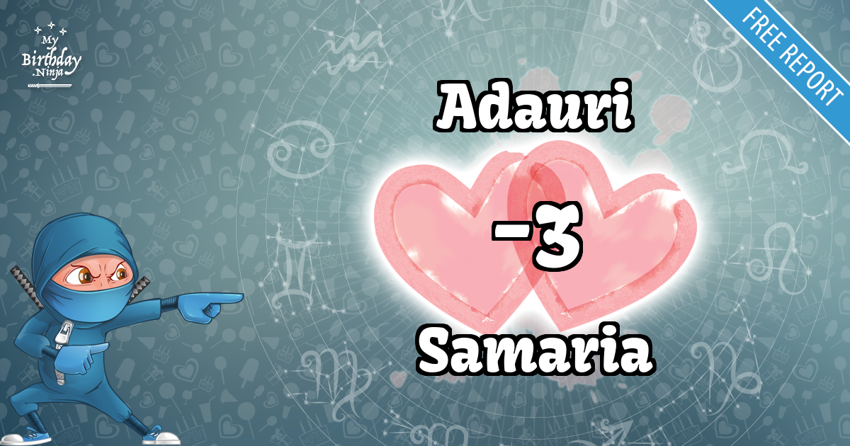Adauri and Samaria Love Match Score