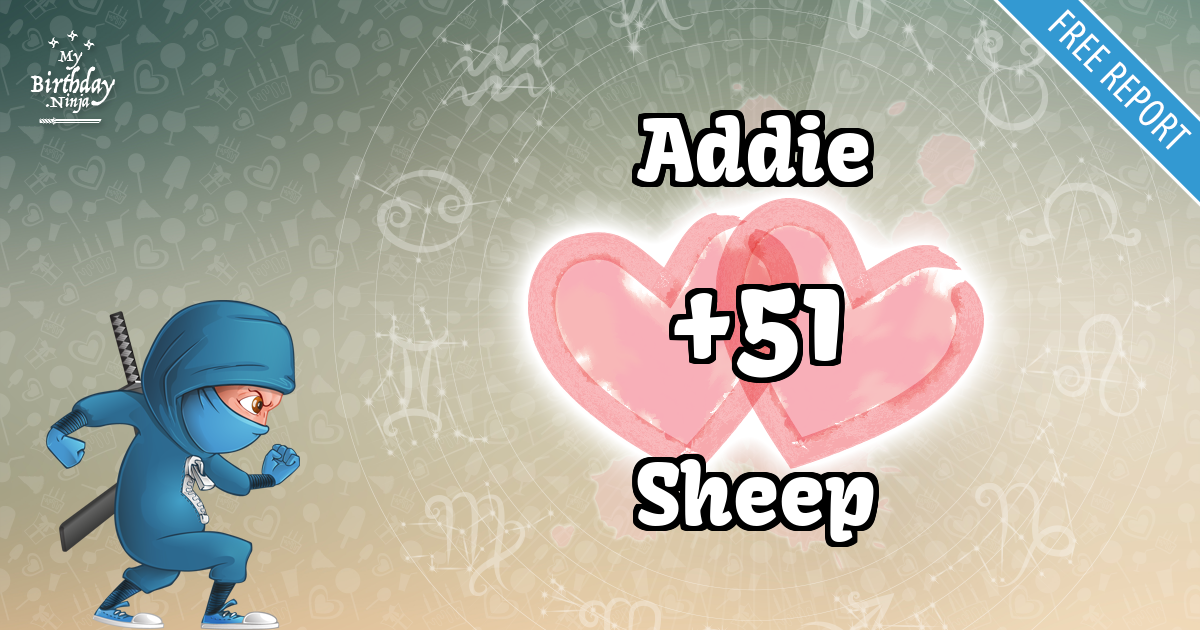 Addie and Sheep Love Match Score