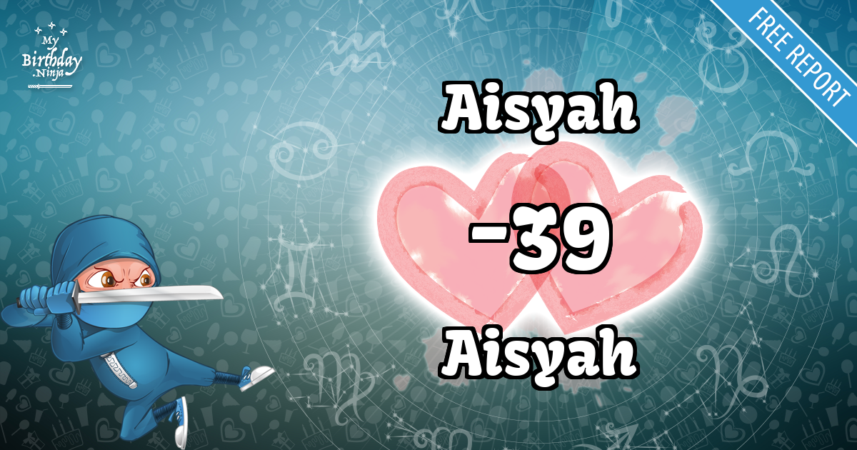 Aisyah and Aisyah Love Match Score