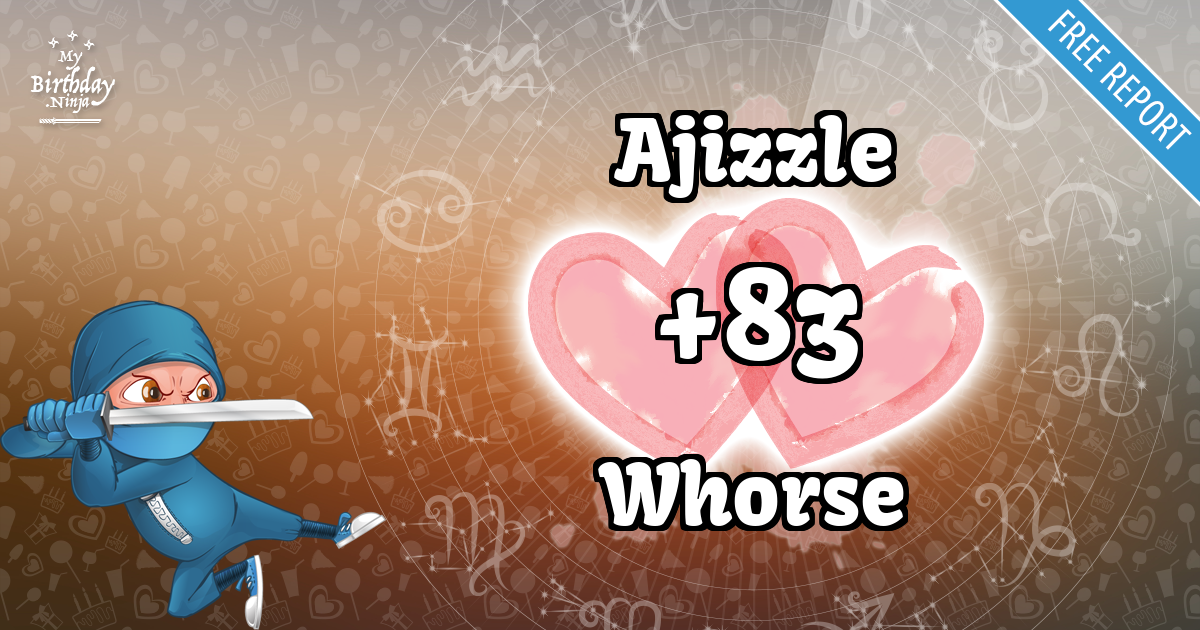 Ajizzle and Whorse Love Match Score