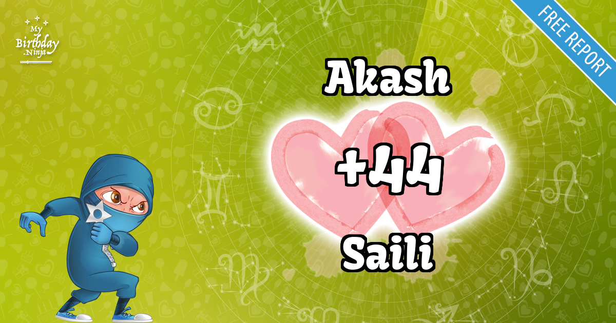 Akash and Saili Love Match Score