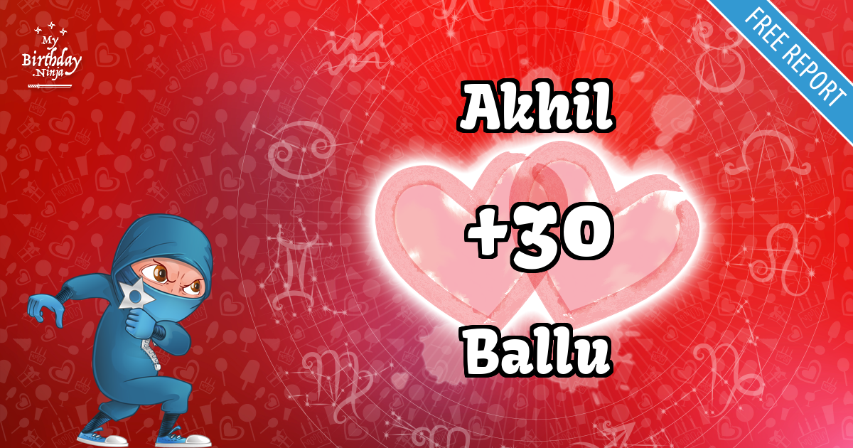 Akhil and Ballu Love Match Score