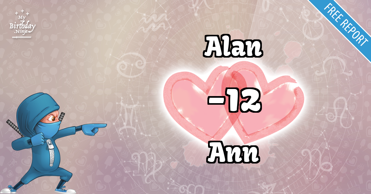 Alan and Ann Love Match Score