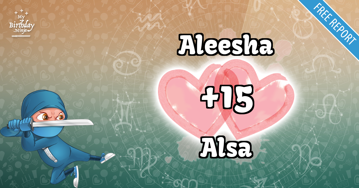 Aleesha and Alsa Love Match Score