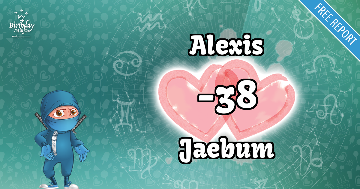 Alexis and Jaebum Love Match Score