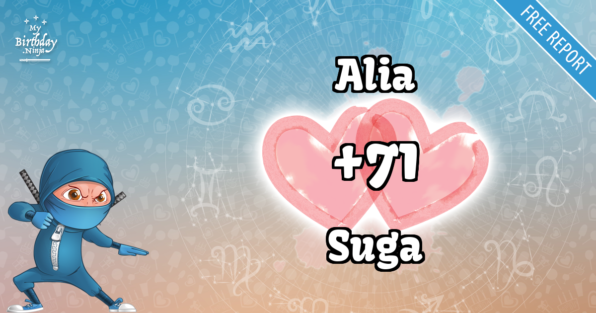 Alia and Suga Love Match Score