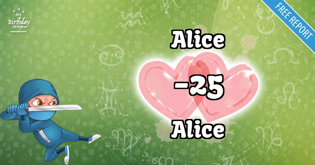 Alice and Alice Love Match Score