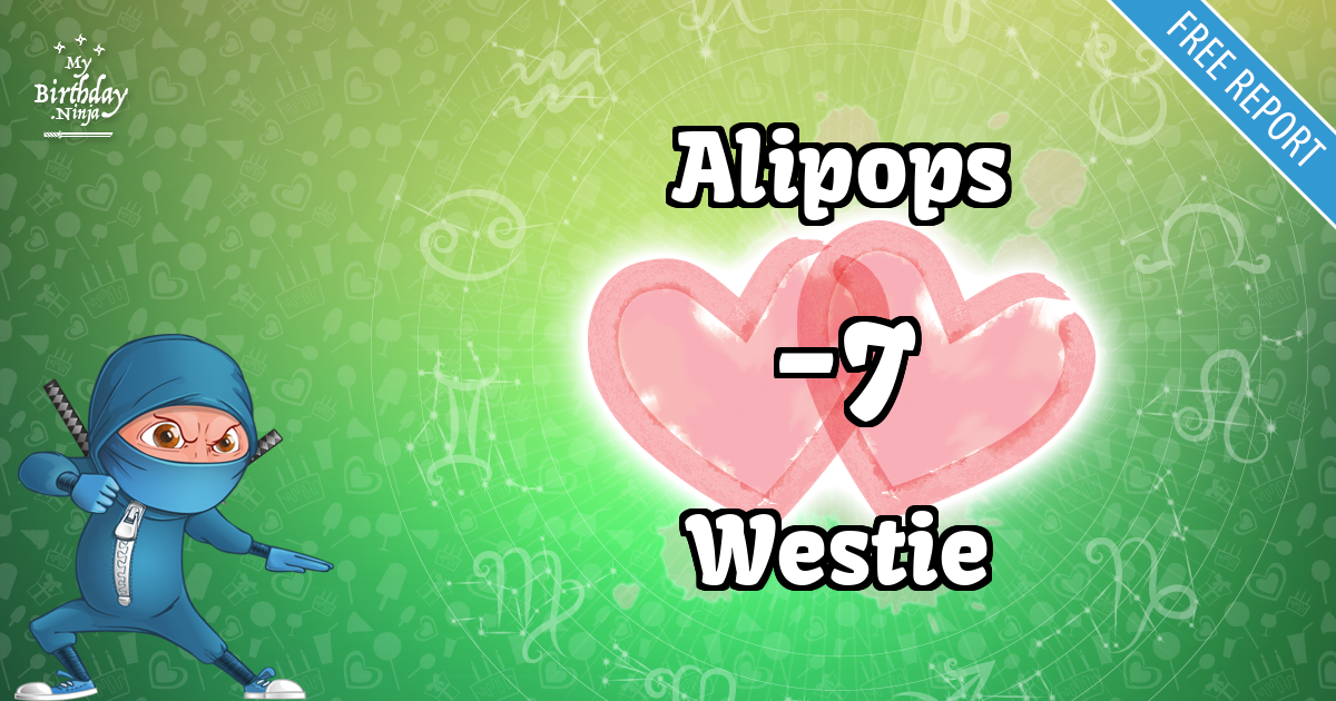 Alipops and Westie Love Match Score