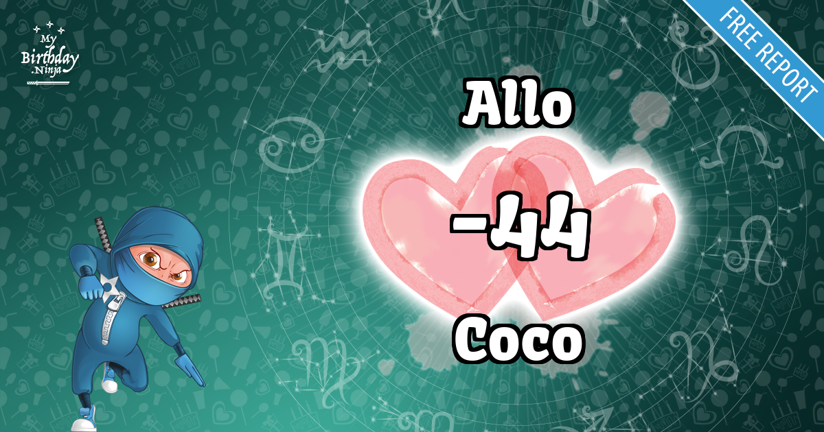 Allo and Coco Love Match Score