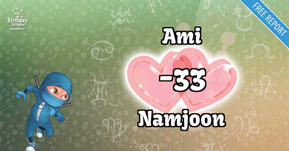 Ami and Namjoon Love Match Score