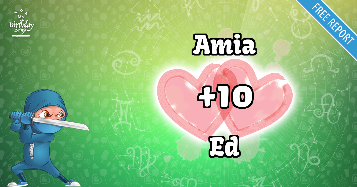 Amia and Ed Love Match Score