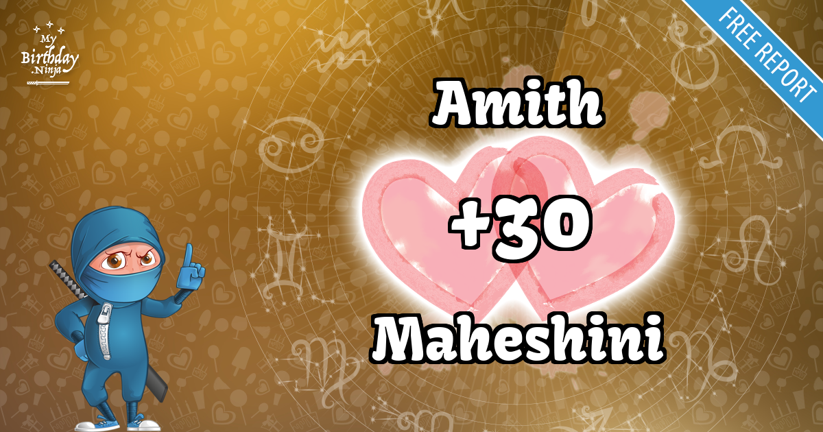 Amith and Maheshini Love Match Score