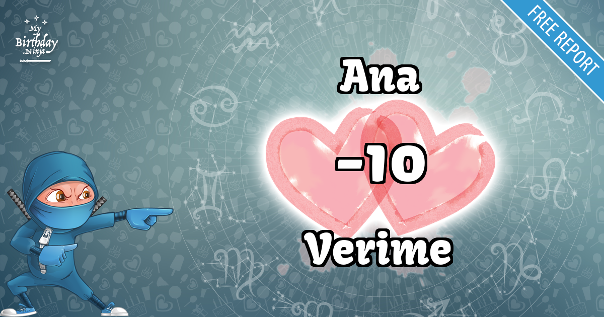Ana and Verime Love Match Score
