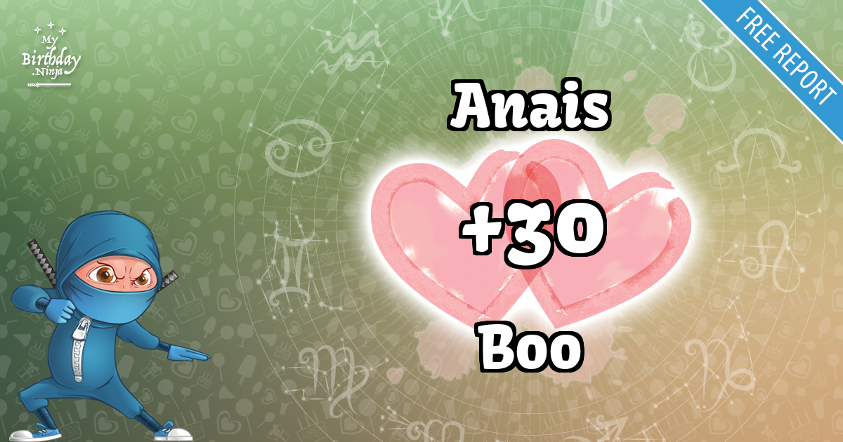 Anais and Boo Love Match Score