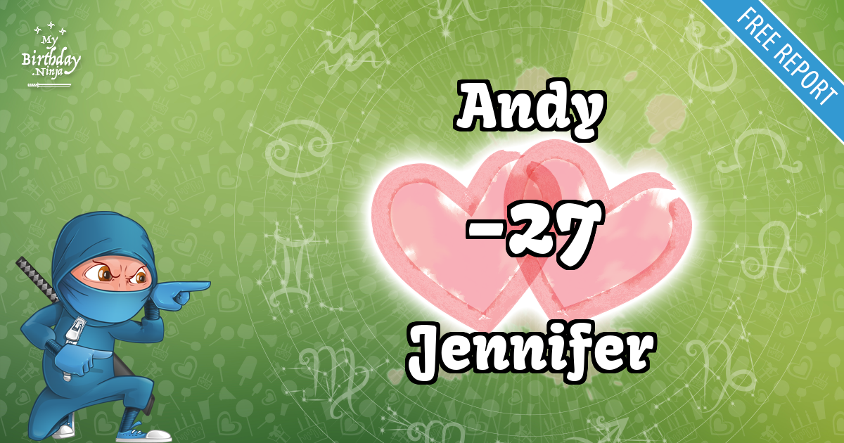 Andy and Jennifer Love Match Score