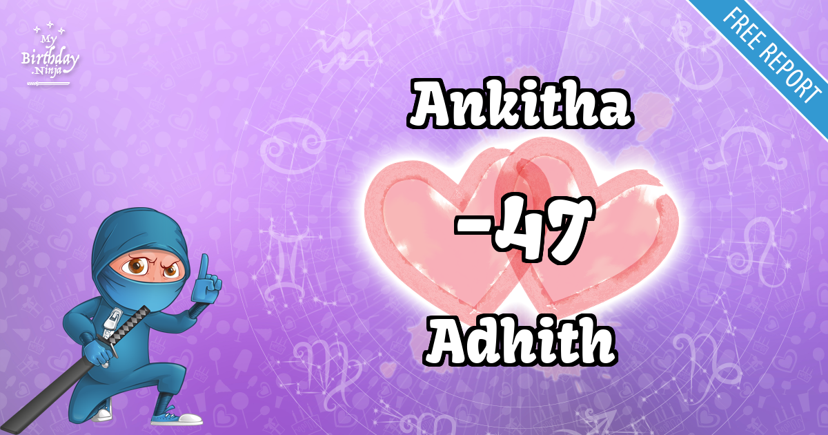 Ankitha and Adhith Love Match Score