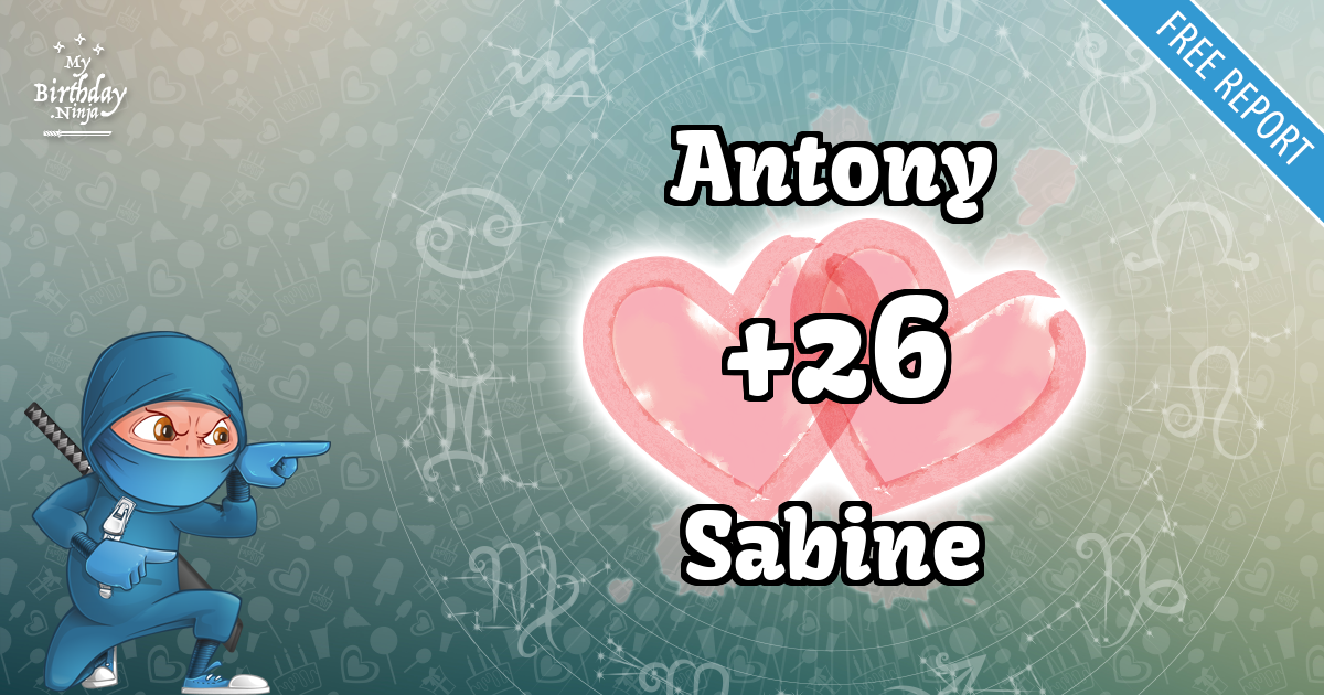 Antony and Sabine Love Match Score