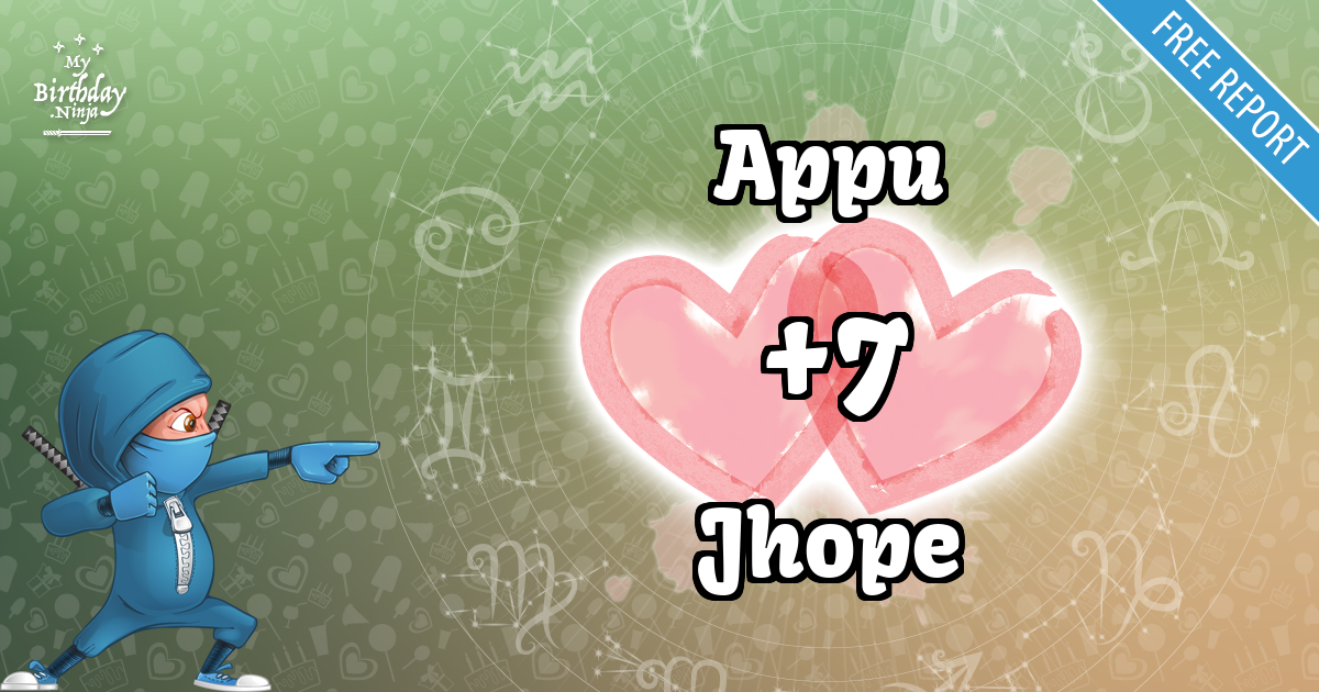 Appu and Jhope Love Match Score