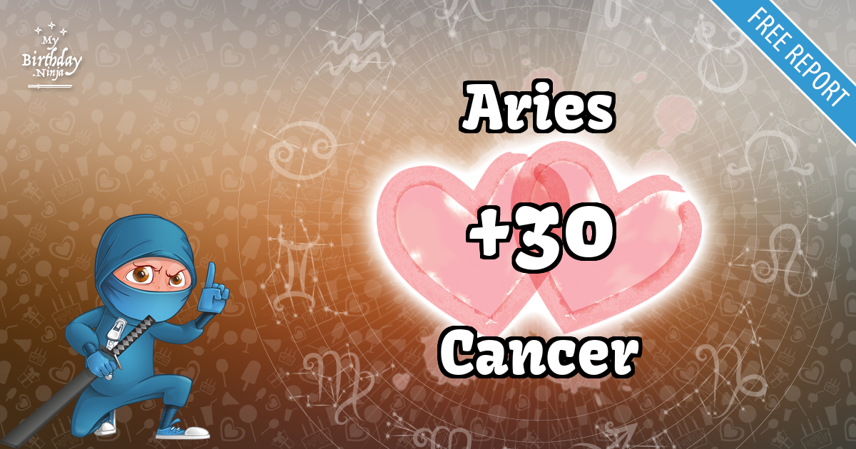 Aries and Cancer Love Match Score
