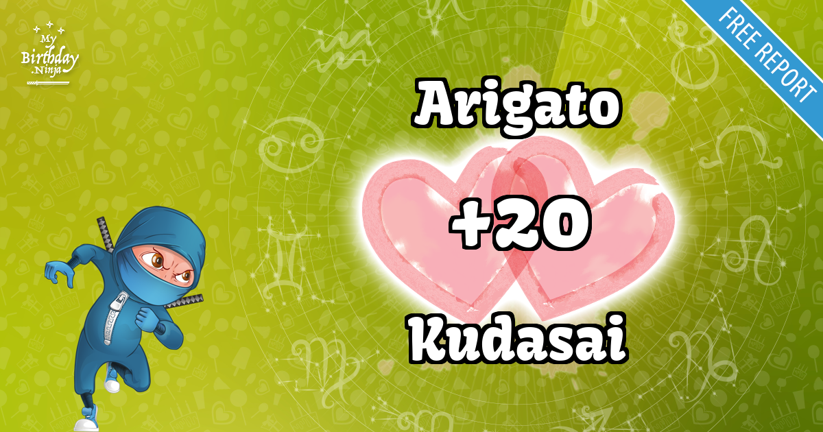 Arigato and Kudasai Love Match Score