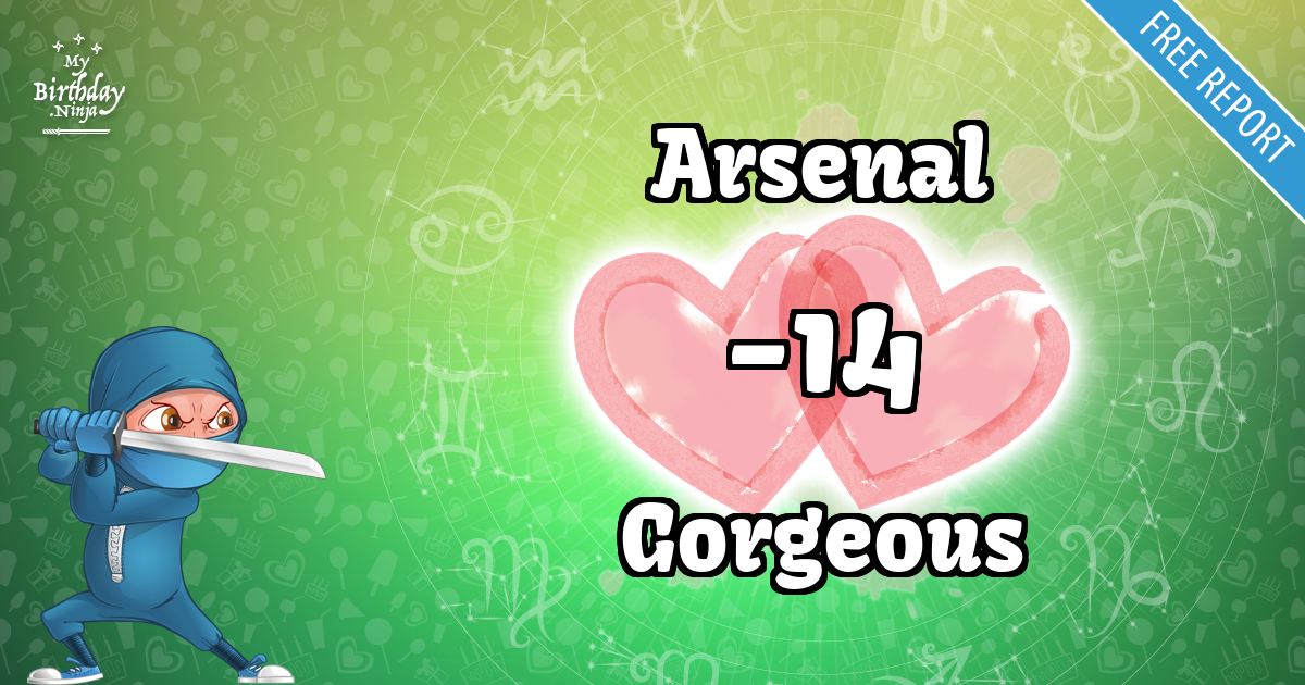 Arsenal and Gorgeous Love Match Score