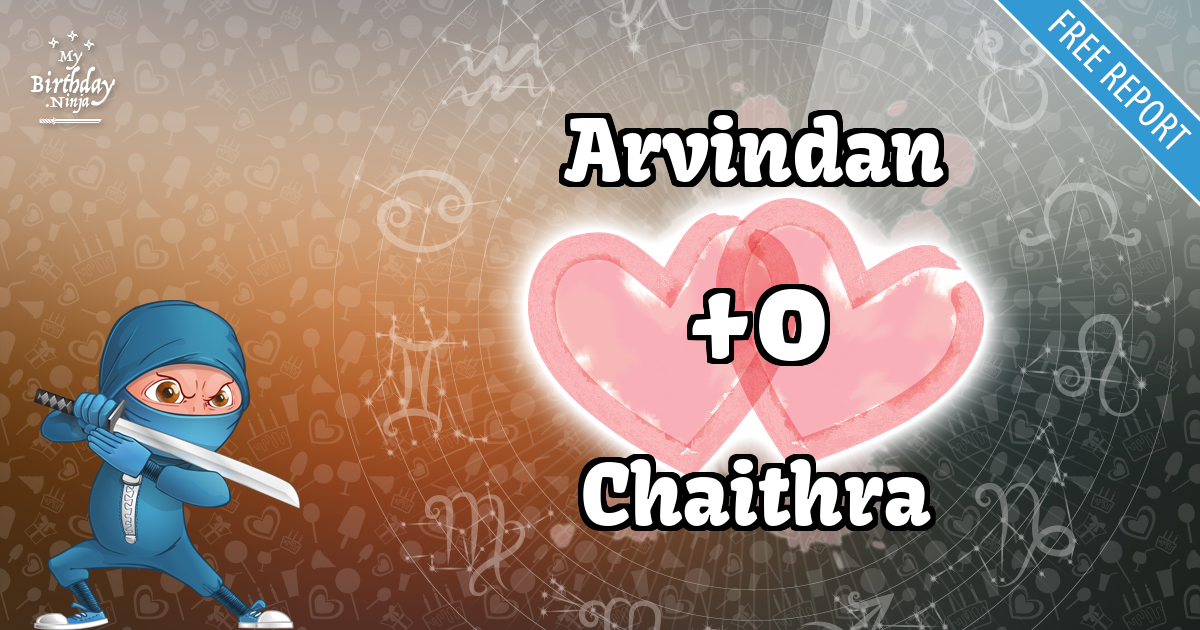 Arvindan and Chaithra Love Match Score